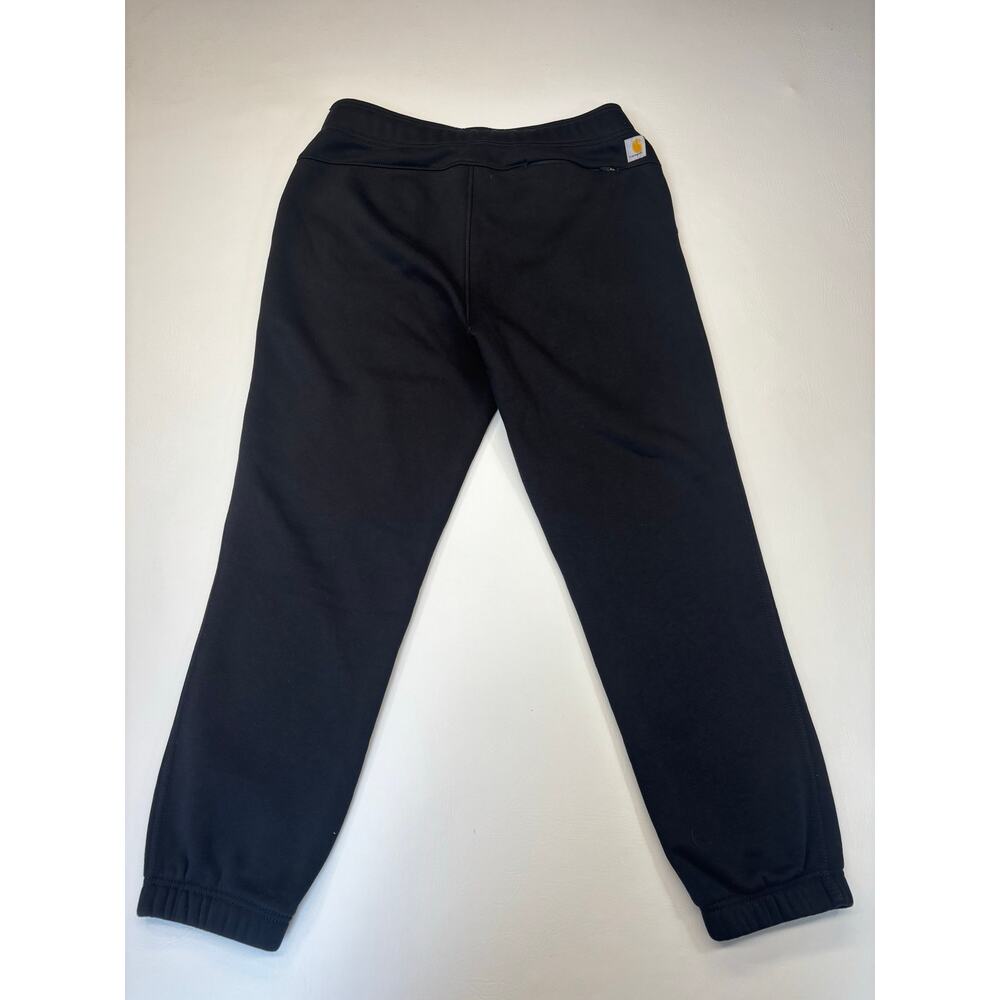 Carhartt WIP Chase Sweat Pants Black/Gold Logo Mens Size Joggers - Picture 2 of 6